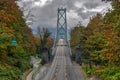 Lions Gate Bridge - Vancouver, Canada Royalty Free Stock Photo