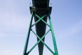 Lions Gate Bridge detail in Vancouver, Stanley Park, Canada