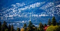 Lions Gate Bridge on a nice fall evening