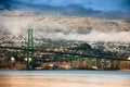 Lions Gate Bridge, North Vancouver Royalty Free Stock Photo