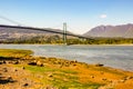 Lions Gate Bridge taken from Prospect Point Lookout on a sunny day