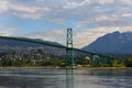 Lions Gate Bridge Vancouver Royalty Free Stock Photo