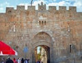 Lions gate in Jerusalem.