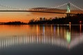 Lions Gate, Vancouver, Dawn Royalty Free Stock Photo