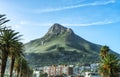 Lions Head above Camps Bay, South Africa Royalty Free Stock Photo