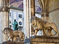 Lions Statues
