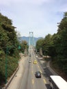 Lionsgate Bridge, Stanley Park Royalty Free Stock Photo