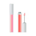 Lip Gloss or Gloss Stick as Decorative Cosmetics or Color Cosmetics Vector Illustration Royalty Free Stock Photo