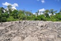 Lipad mud volcano, Sabah Borneo Royalty Free Stock Photo