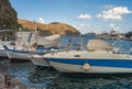 Lipari island marina. Color image Royalty Free Stock Photo