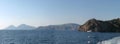 Lipari Island Panorama & x28;harbor& x29; - Messina - Sicily - Italy Royalty Free Stock Photo