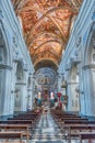 Interior of the Basilica of Saint Bartolomew, Lipari Island, Italy