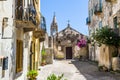 Lipari old town church Royalty Free Stock Photo