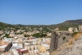 Lipari town on the island of Lipari, Sicily Royalty Free Stock Photo