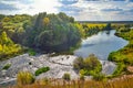 Krasivaya Mecha river landscape near the Kurapovo Rocks