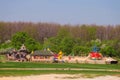 Family Ethnic Amusement Park Kudykina Gora Kudykina mountain. Playground.