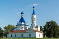 Lipetsk, Russia - August 10.2016. Church of St. Dmitry Solunsky in village Korobovka, landmark