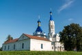 Lipetsk, Russia - August 10.2016. Church of St. Dmitry Solunsky in village Korobovka, landmark