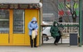 Lipetsk, Russia, 03.31.2020, due to the Cavid-19 coronavirus, a self-isolation regime has been introduced in the city