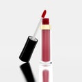 Lipgloss isolated on white background. cosmetic for lip 3d illustration
