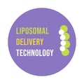 Liposomal delivery technology label for packaging
