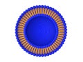 Liposome Bi-layer Structure 3D Illustration