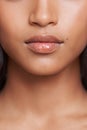 Those lips. Cropped shot of a womans beautiful lips. Royalty Free Stock Photo