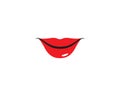 Lips logo template