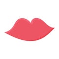 lips red kiss french france lipstick icon