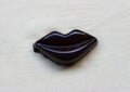 Lips shaped Chocolate created for the Valentine`s day