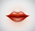 Lips vector background Royalty Free Stock Photo