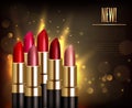 Lipstick Assortment Background