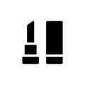 Lipstick black glyph ui icon