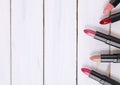 Lipstick Border Royalty Free Stock Photo