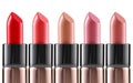 Lipstick Colors. Different Shapes Of Makeup Product. Royalty Free Stock Photo