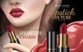 Lipstick couture ad