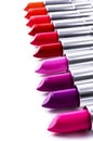 Lipstick of different colors Royalty Free Stock Photo
