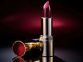 Lipstick Enchantment, Glamorous Product Photography Illuminating the Beauty of Luxury Cosmetics. Generative AI