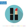 Lipstick flat icon