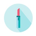 Lipstick hat vector icon. Beauty and accessoires