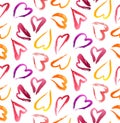 Lipstick Hearts Background