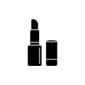 Lipstick icon set. makeup lip stick vector symbol Royalty Free Stock Photo