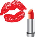 Lipstick kiss