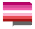 Lipstick Lesbian flag