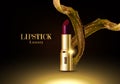 Lipstick luxury cosmetics template design