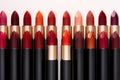 Lipstick magic unleashed: beauty\'s best Royalty Free Stock Photo