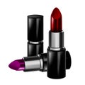 Lipstick Makeup Painting Lips Accessory Vector