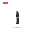 Lipstick rouge icon vector isolated 2