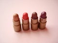 Lipstick samples Royalty Free Stock Photo