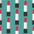 Lipstick seamless pattern